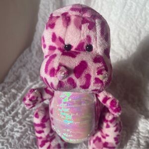 💚3/$15💚 ganz webkinz spotty dinosaur pink plush toy stuffed animal T- Rex
